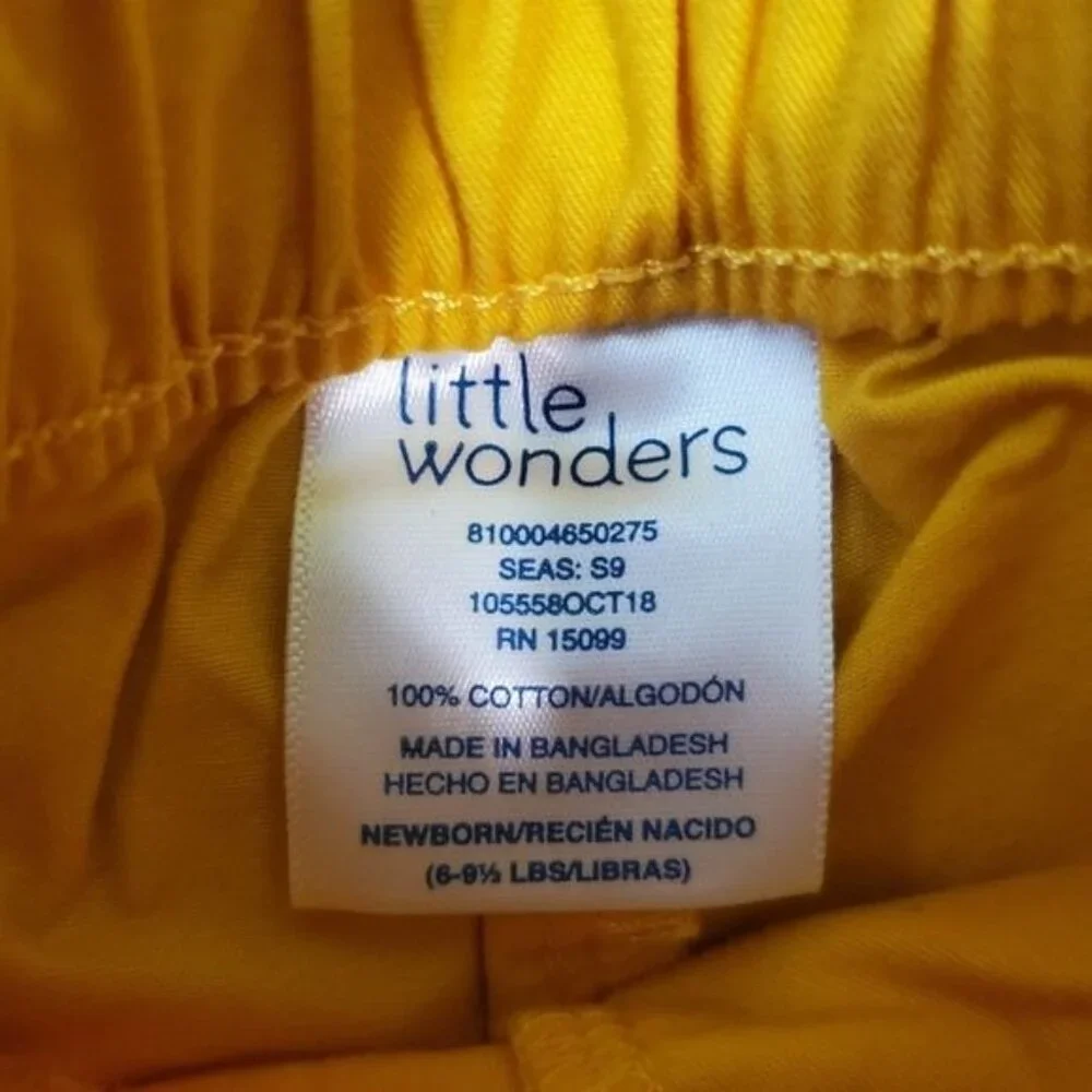 Little Wonders Newborn Matching set Shirt & Dress Pants 100%‎ Cotton